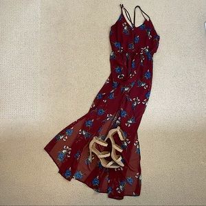 Long Flowy Dress with Slit